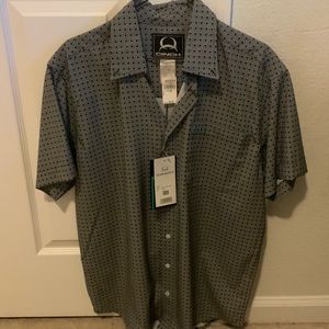 Cinch Button Down Short Sleeve Shirt New w/Tags